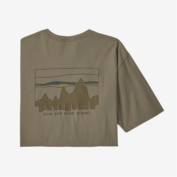 Patagonia Mens '73 Skyline Organic T-Shirt - Garden Green